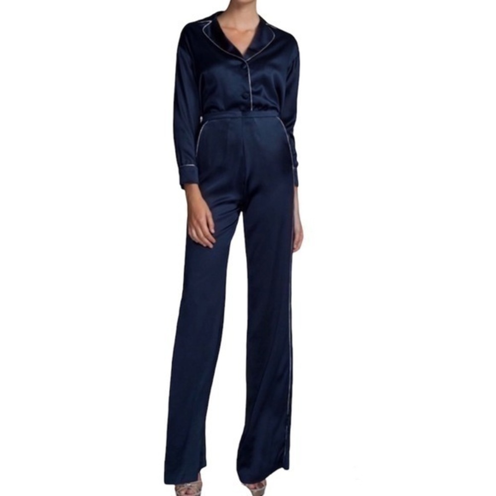 Salvatore Ferragamo Silk Pajama Pants Size…